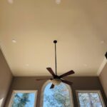 high ceiling chandelier installation in alpharetta, ga 3
