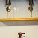 Kitchen Wall Sconce Installation in Woodstock, GA – 4-Light Accent Lighting Behind Island kitchen wall sconce installation in woodstock, ga 2
