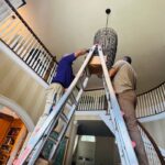 large chandelier installation duluth ga 1